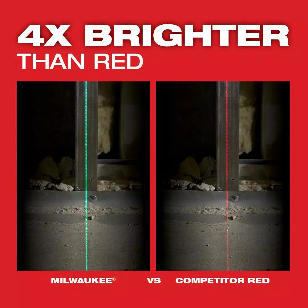 Best Pirce ✔️ Milwaukee Green 100 Ft. 3-Point Rechargeable Laser Level With REDLITHIUM Lithium-Ion USB Battery And Charger 🧨 9 Best Pirce ✔️ Milwaukee Green 100 Ft. 3-Point Rechargeable Laser Level With REDLITHIUM Lithium-Ion USB Battery And Charger 🧨 - Image 9