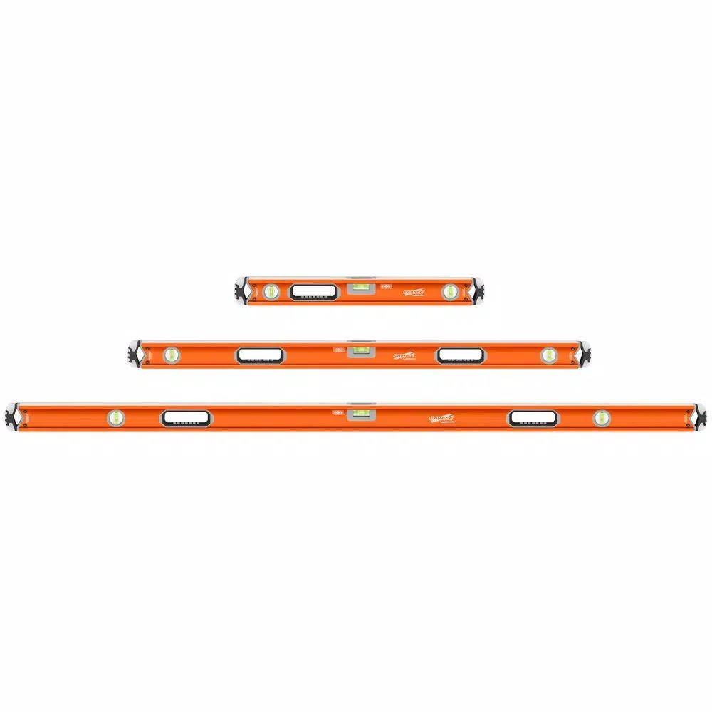 Best Sale π Swanson Contractor Value Kit Containing 24 In. And 48 In. And 78 In. Professional Box Beam Levels With Gelshock End Caps π