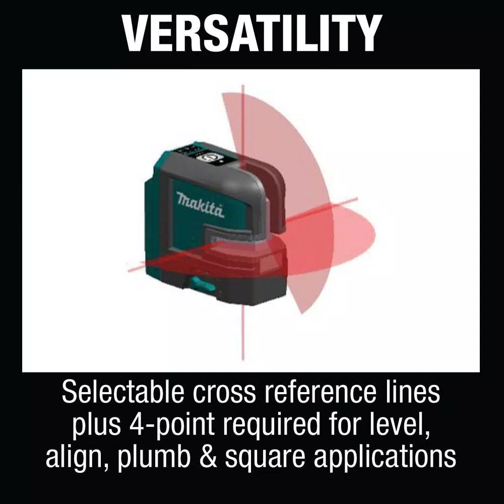 Deals π€© Makita 12-Volt MAX CXT Self-Leveling Cross-Line/4-Point Red Beam Laser Kit (2.0 Ah) π 12 Deals π€© Makita 12-Volt MAX CXT Self-Leveling Cross-Line/4-Point Red Beam Laser Kit (2.0 Ah) π - Image 12