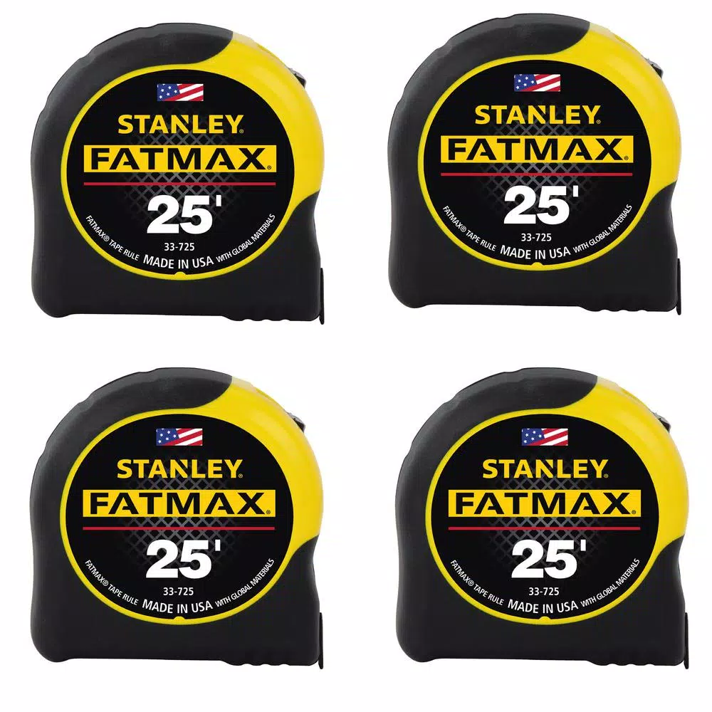 Deals ✔️ Stanley FATMAX 25 Ft. X 1-1/4 In. Tape Measure (4-Pack) 😉
