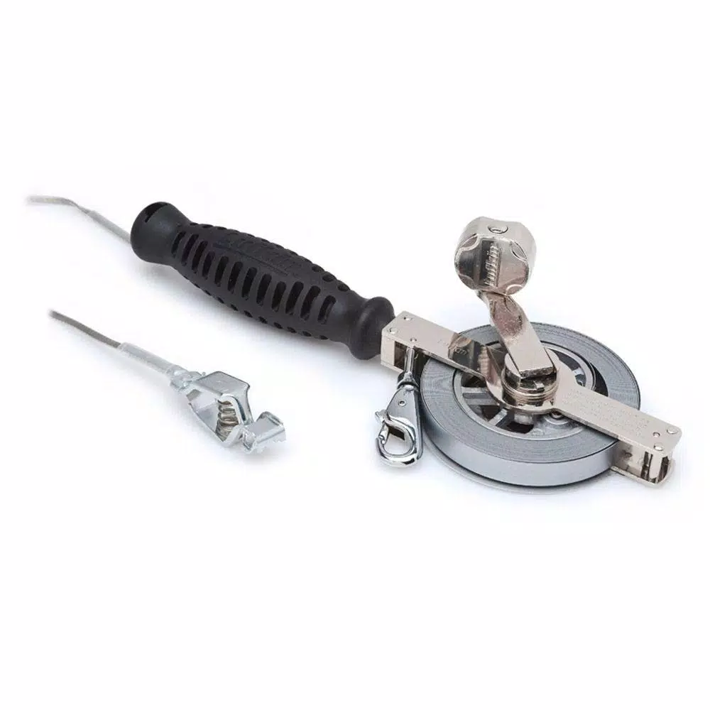 Promo 💯 Lufkin 1/2 In. X 33 Ft. Atlas Chrome Clad Oil Gauging Tape 🌟