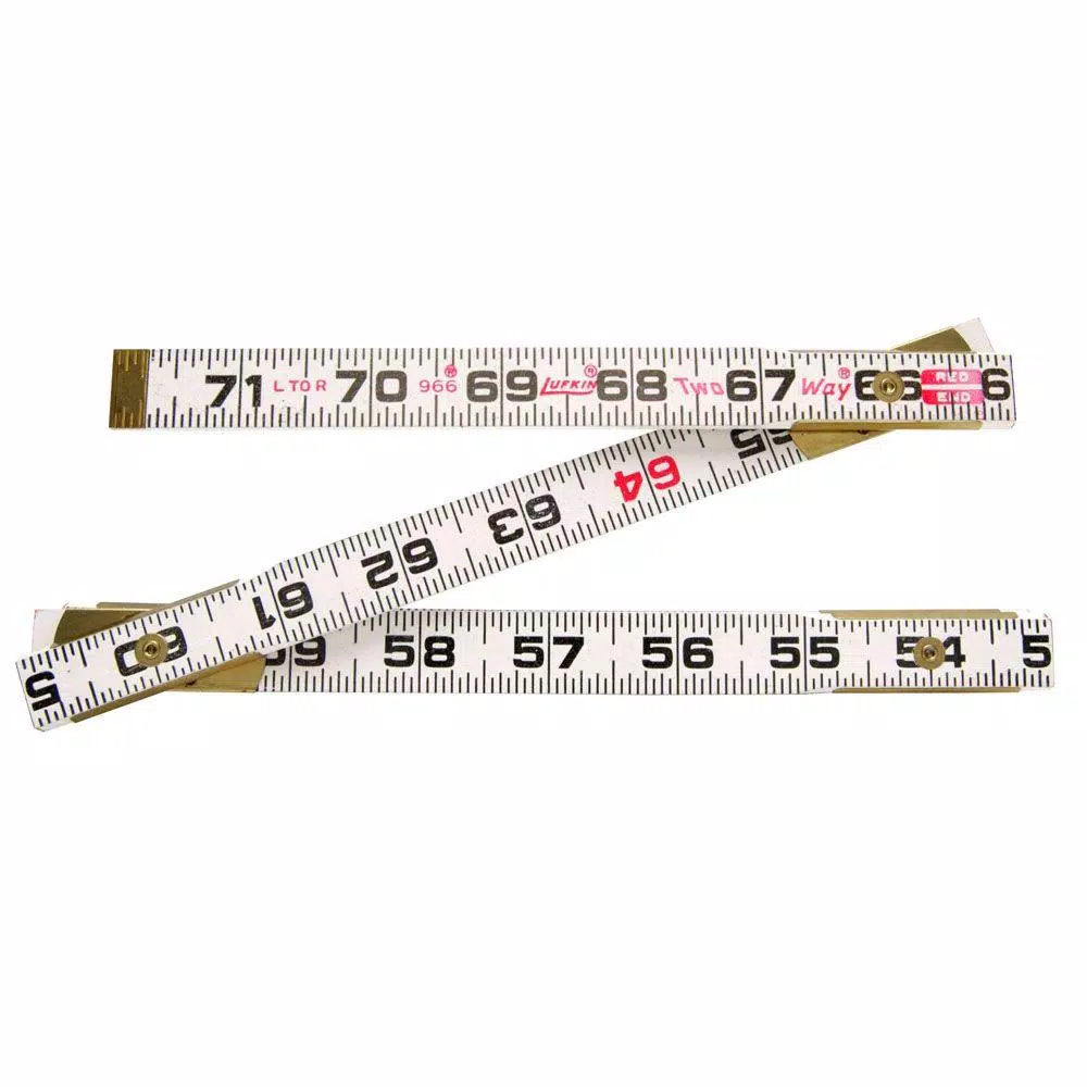 Cheap 🎉 Lufkin 6 Ft. X 5/8 In. 2-Way Wood Ruler 🧨