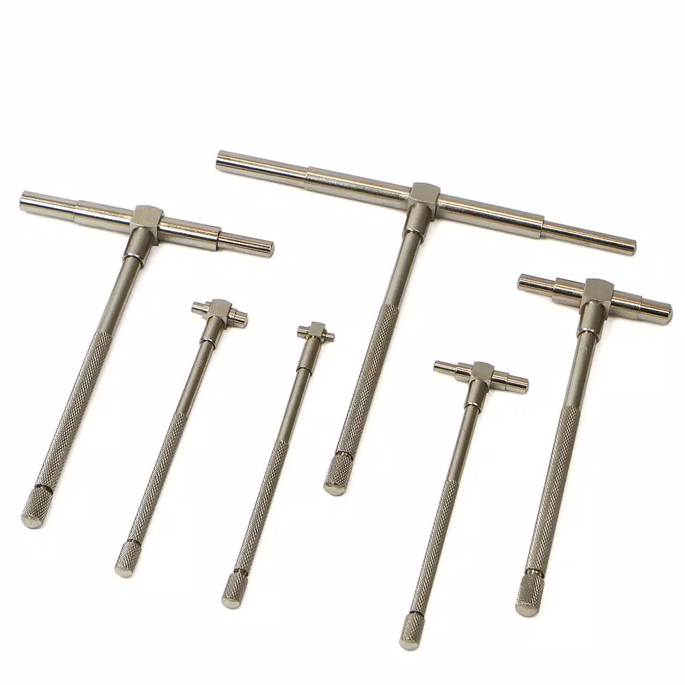 Buy 👏 Stark 5/16 In. To 6 In. Telescoping Gauge Set Range Micrometer Precision T-Bore Hole Gauge (6-Piece) 🔔