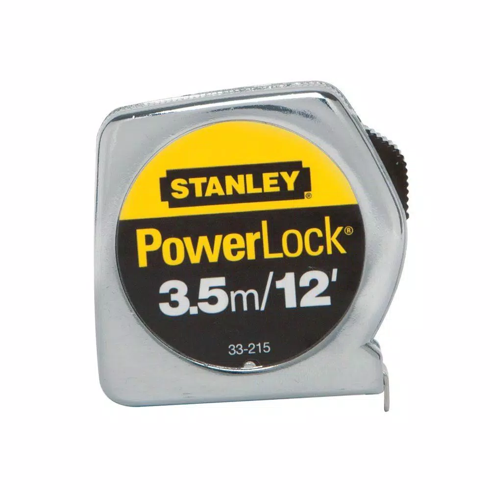 Flash Sale 👍 Stanley PowerLock 3.5m/12 Ft. X 1/2 In. Tape Measure (Metric/English Scale) ✨