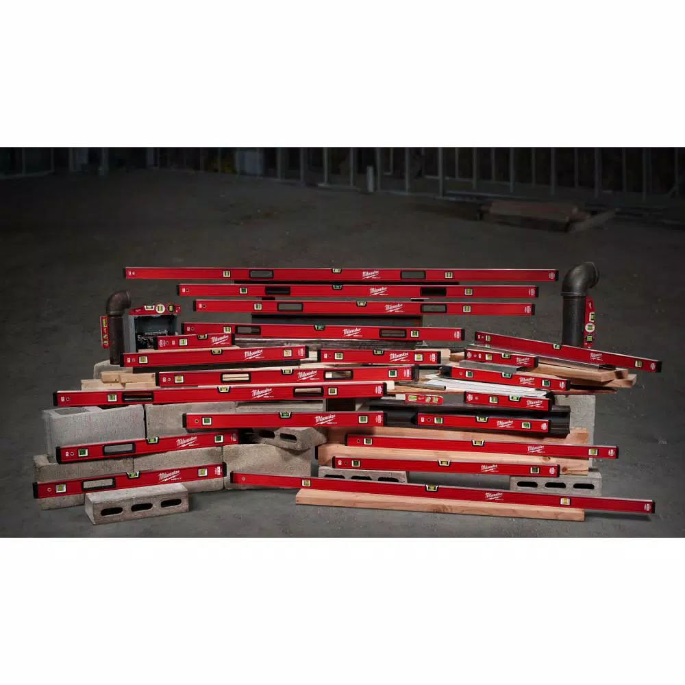 Brand new ๐ Milwaukee 24 In./48 In. REDSTICK Magnetic Compact Box Level Set With 10 In. 360-Degree Locking Die Cast Torpedo Level ๐ 9 Brand new ๐ Milwaukee 24 In./48 In. REDSTICK Magnetic Compact Box Level Set With 10 In. 360-Degree Locking Die Cast Torpedo Level ๐ - Image 9