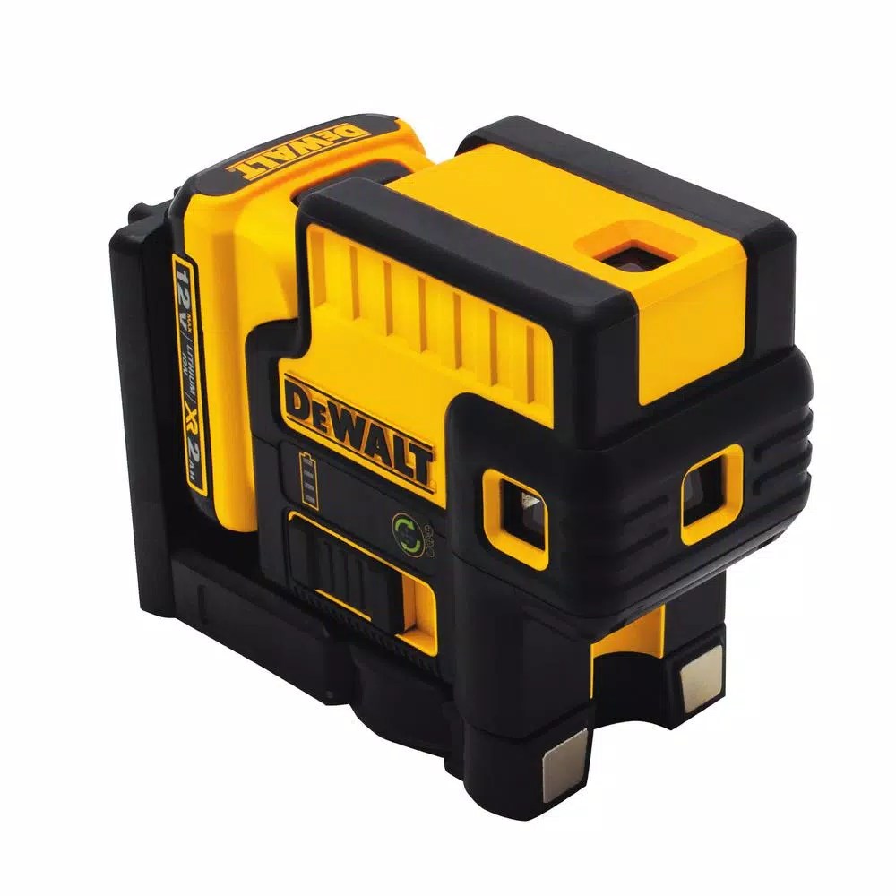 Brand new 👍 DEWALT 12-Volt MAX Lithium-Ion 100 Ft. Green Self-Leveling 5-Spot Beam Laser With Battery 2Ah, Charger, & TSTAK Case 🥰