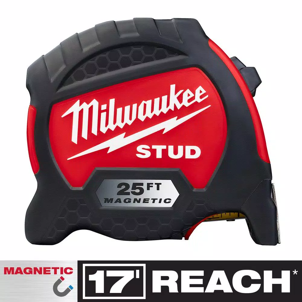 Best deal ๐ Milwaukee 25 Ft. X 1.3 In. Gen II STUD Magnetic Tape Measure With 17 Ft. Reach ๐ฅฐ