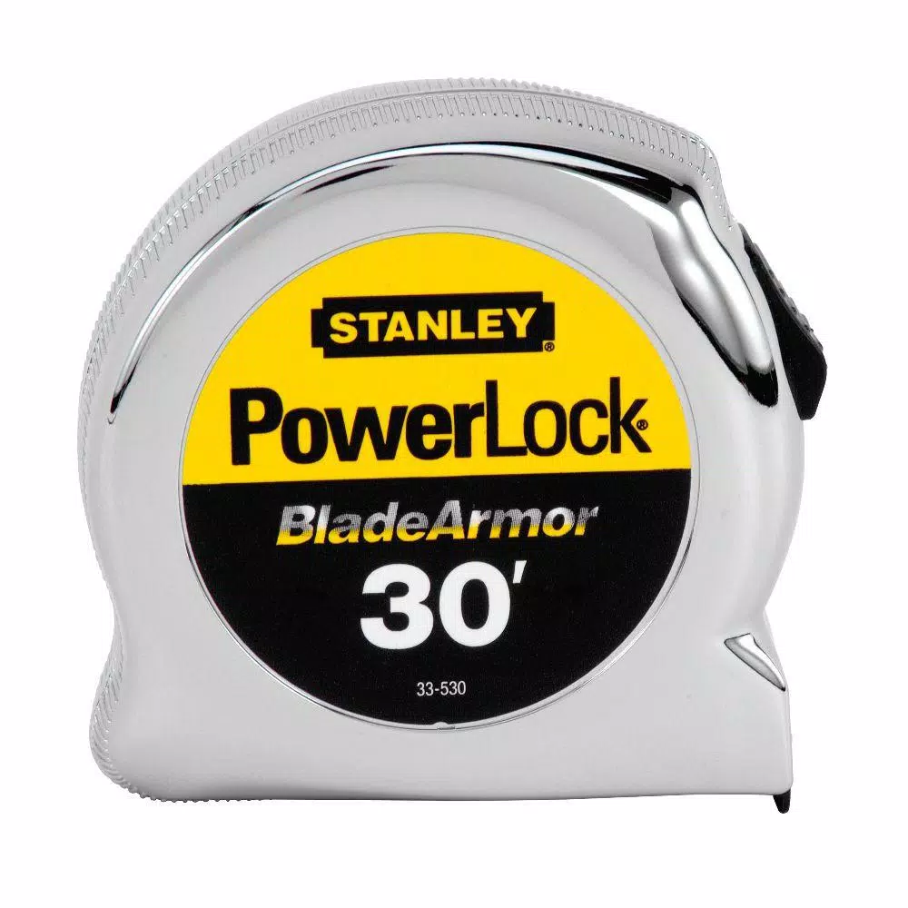 Promo 👏 Stanley PowerLock 30 Ft. X 1 In. Tape Measure With Blade Armor 🧥 Coating ⭐