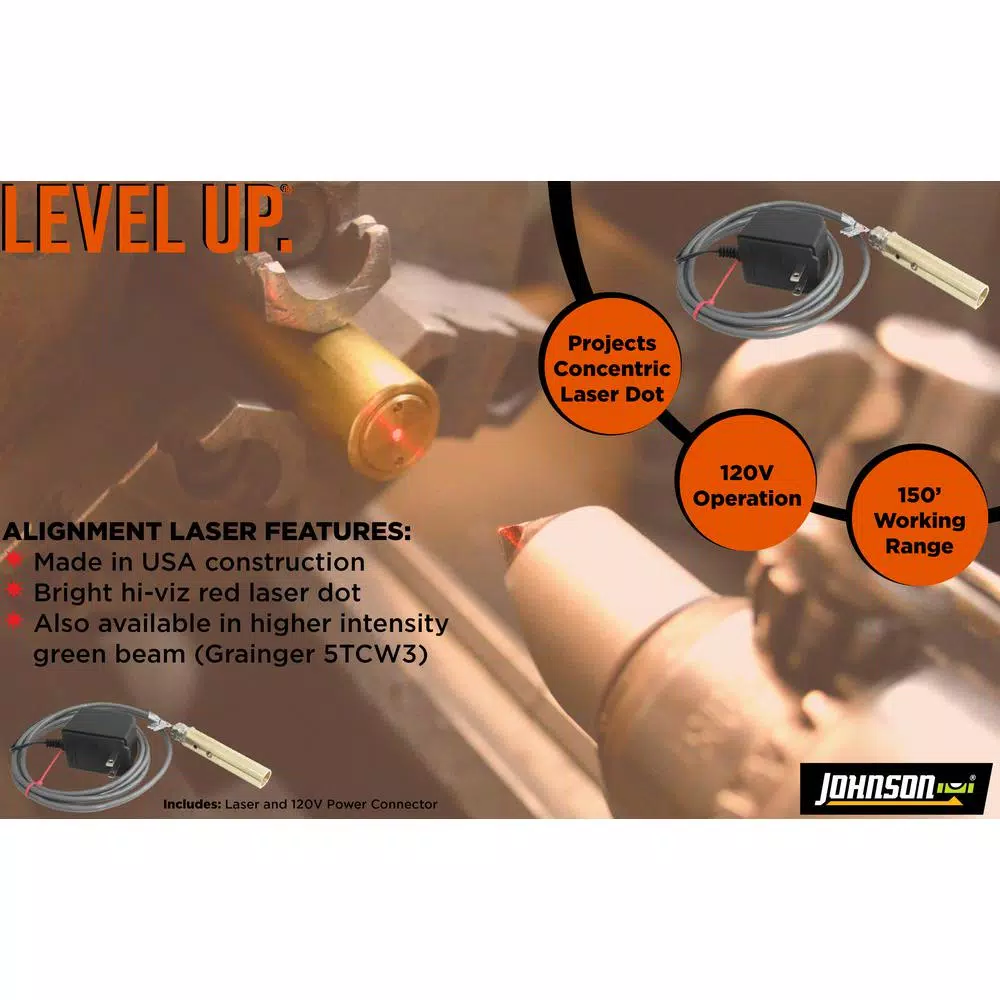 Flash Sale π Johnson 110-Volt AC Red Industrial Alignment Dot Laser β 3 Flash Sale π Johnson 110-Volt AC Red Industrial Alignment Dot Laser β - Image 3