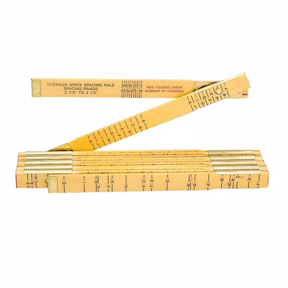 Best Pirce 🔔 Lufkin 6 Ft. X 5/8 In. Brick Mason Wood Ruler 🔔