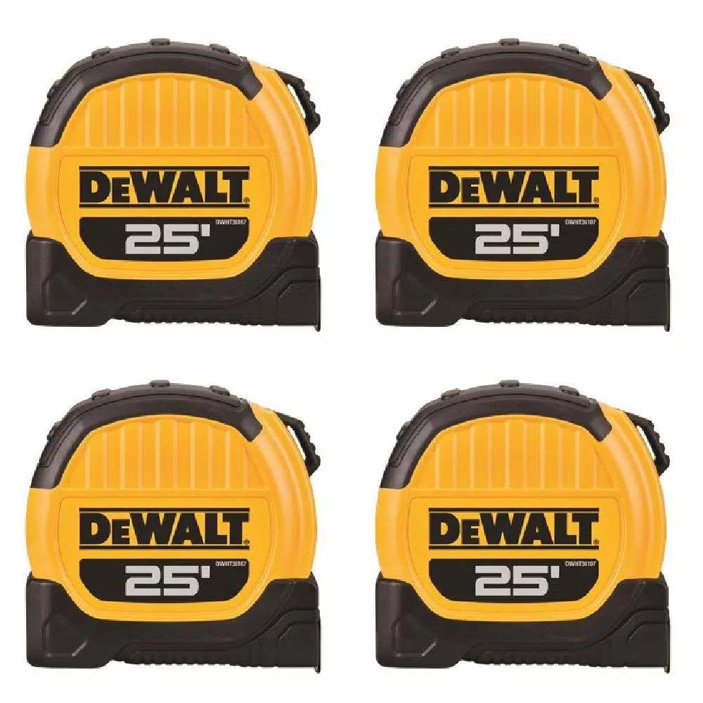 Best reviews of 🔥 DEWALT 25 Ft. X 1-1/8 In. Tape Measure (4-Pack) 💯