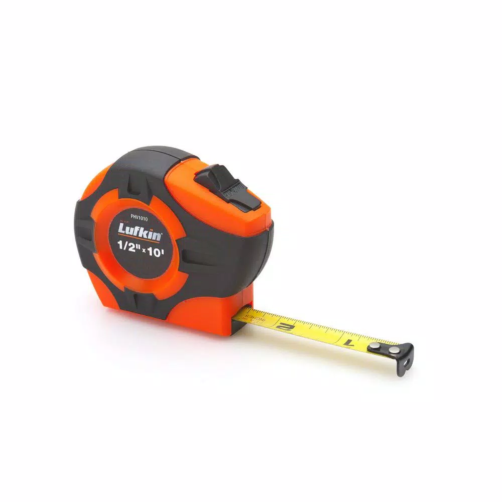 Discount 😀 Lufkin P1000 Series 1 In. X 30 Ft. Hi-Viz Orange Yellow Clad A5-Blade Power Return Tape Measure 👍