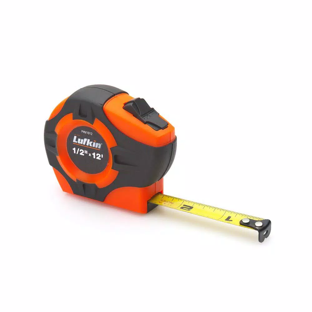 Cheapest ❤️ Lufkin 1/2 In. X 12 Ft. P1000 Series Hi-Viz Orange Yellow Clad A1 Blade Power Return Tape Measure 😍