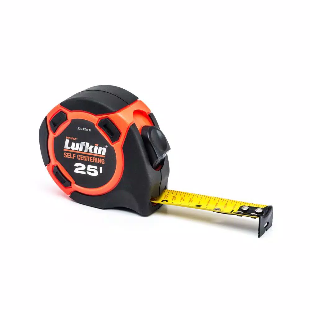 Budget โค๏ธ Lufkin 25 Ft. Hi-Viz Orange Self-Centering Tape Measure โ