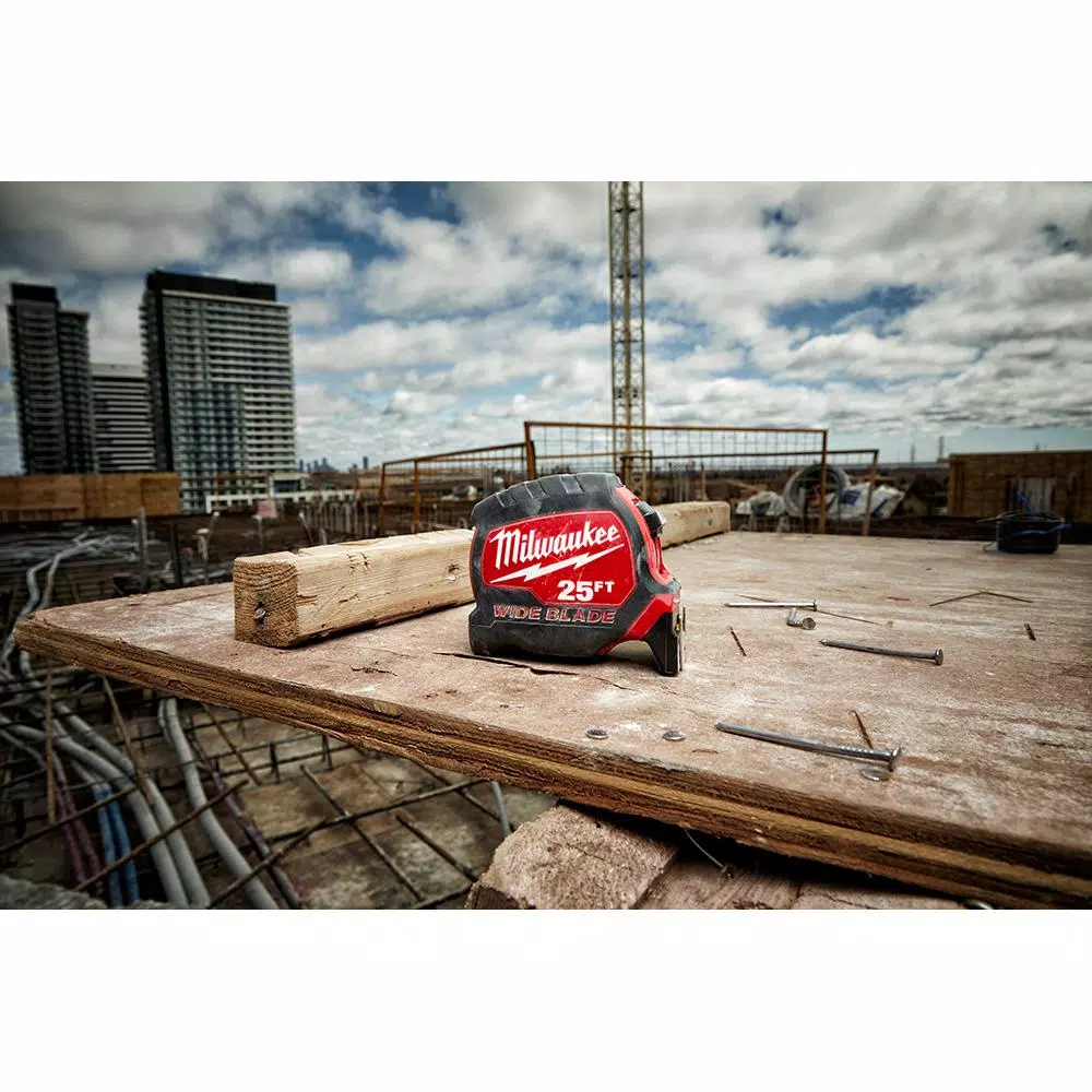 Top 10 🛒 Milwaukee 25 Ft. X 1.3 In. Wide Blade Tape Measure With 17 Ft. Reach 😀 9 Top 10 🛒 Milwaukee 25 Ft. X 1.3 In. Wide Blade Tape Measure With 17 Ft. Reach 😀 - Image 9