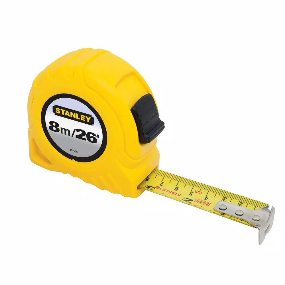 Cheap ⭐ Stanley 8m/26 Ft. X 1 In. Tape Measure (Metric/English Scale) 🔥