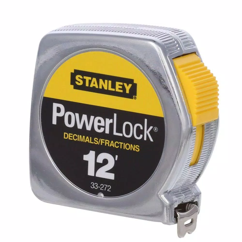 Deals 💯 Stanley 12 Ft. PowerLock Tape Measure W/ Decimal Scale 👍