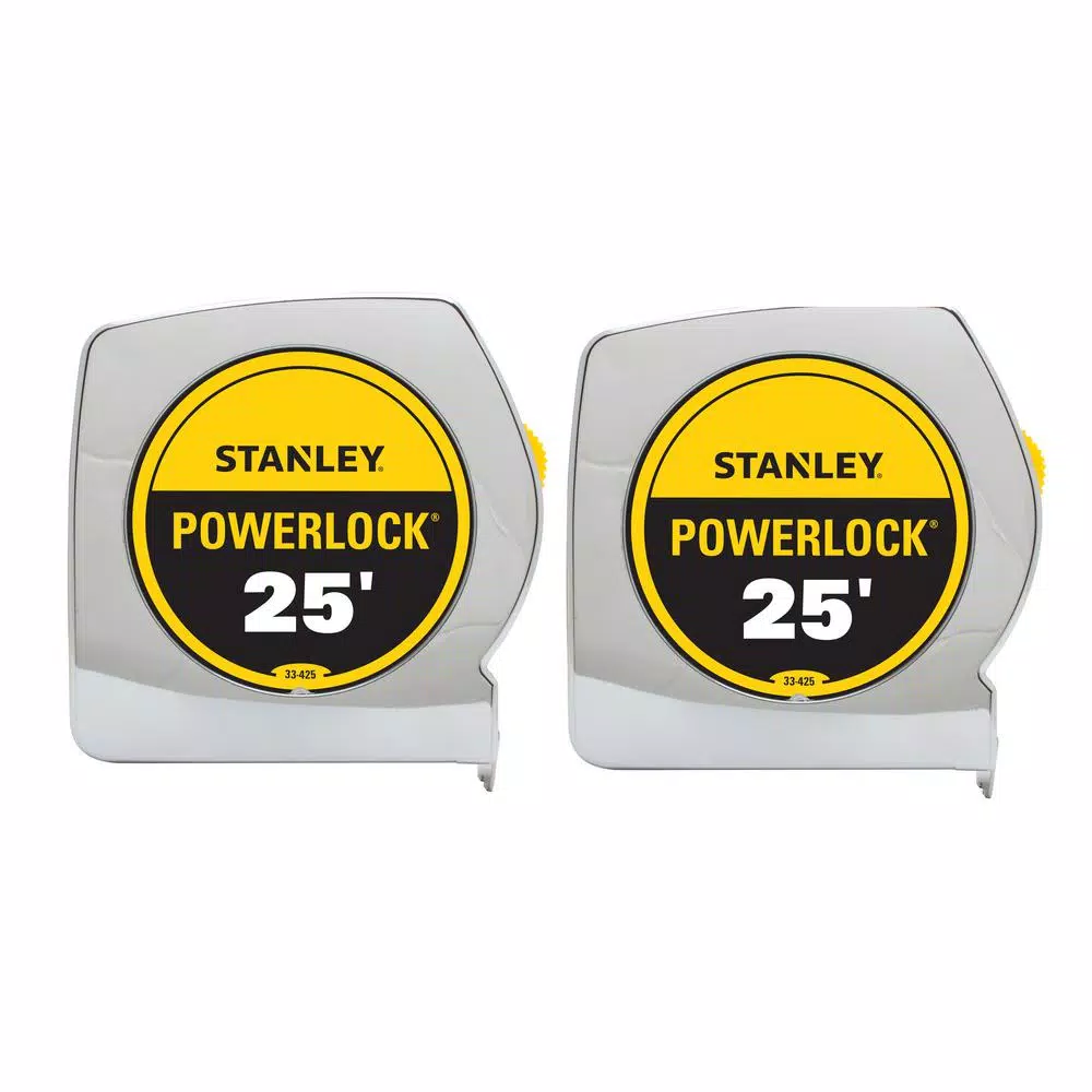 Cheap 😀 Stanley 25 Ft. Powerlock Tape Measure Set (2-Pack) 🥰