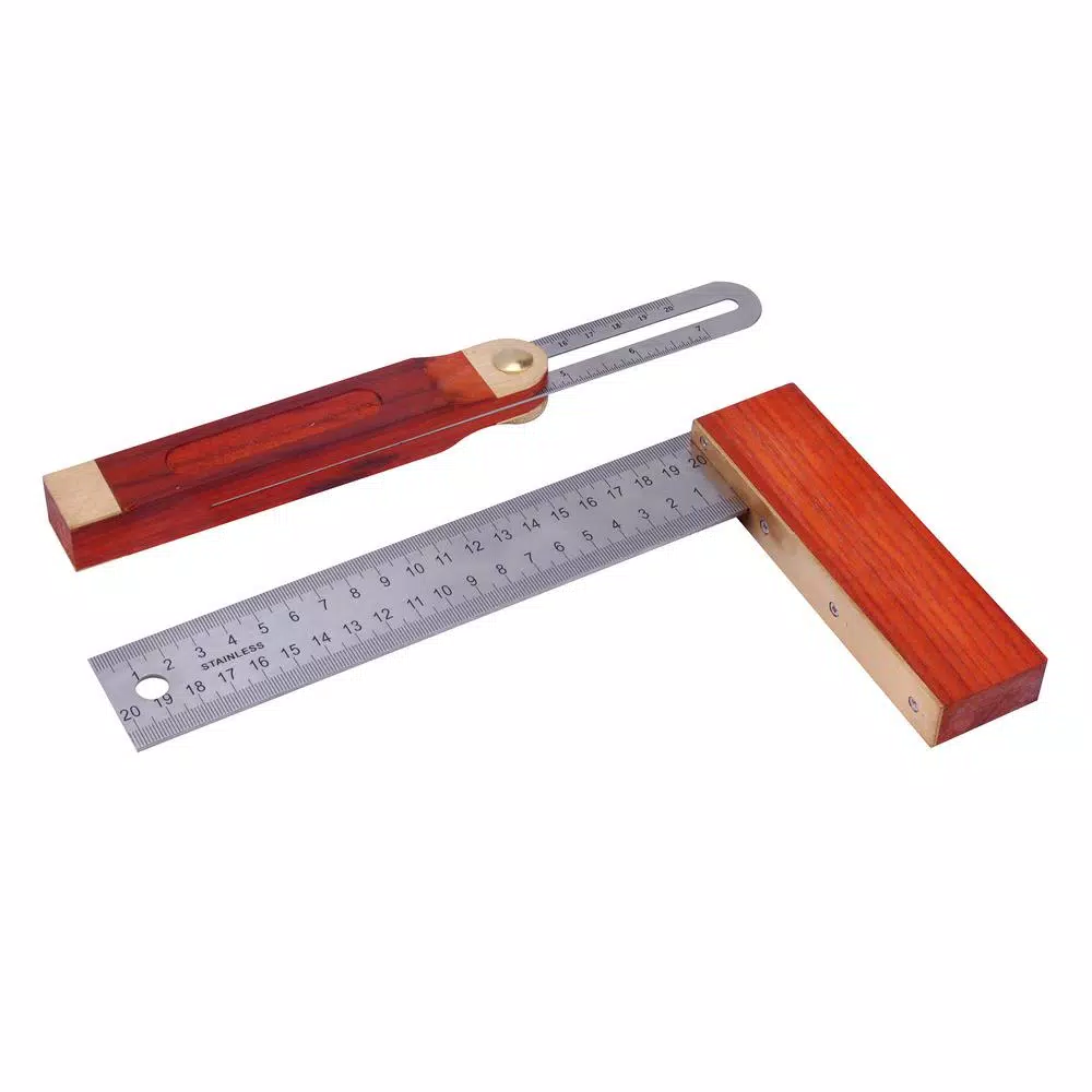 Best deal 🌟 Steel Core 8 In. Try Square, 9 In. Sliding T-Bevel And Stainless Blade Square Ruler Set With Wood Handle (2-Piece) ❤️